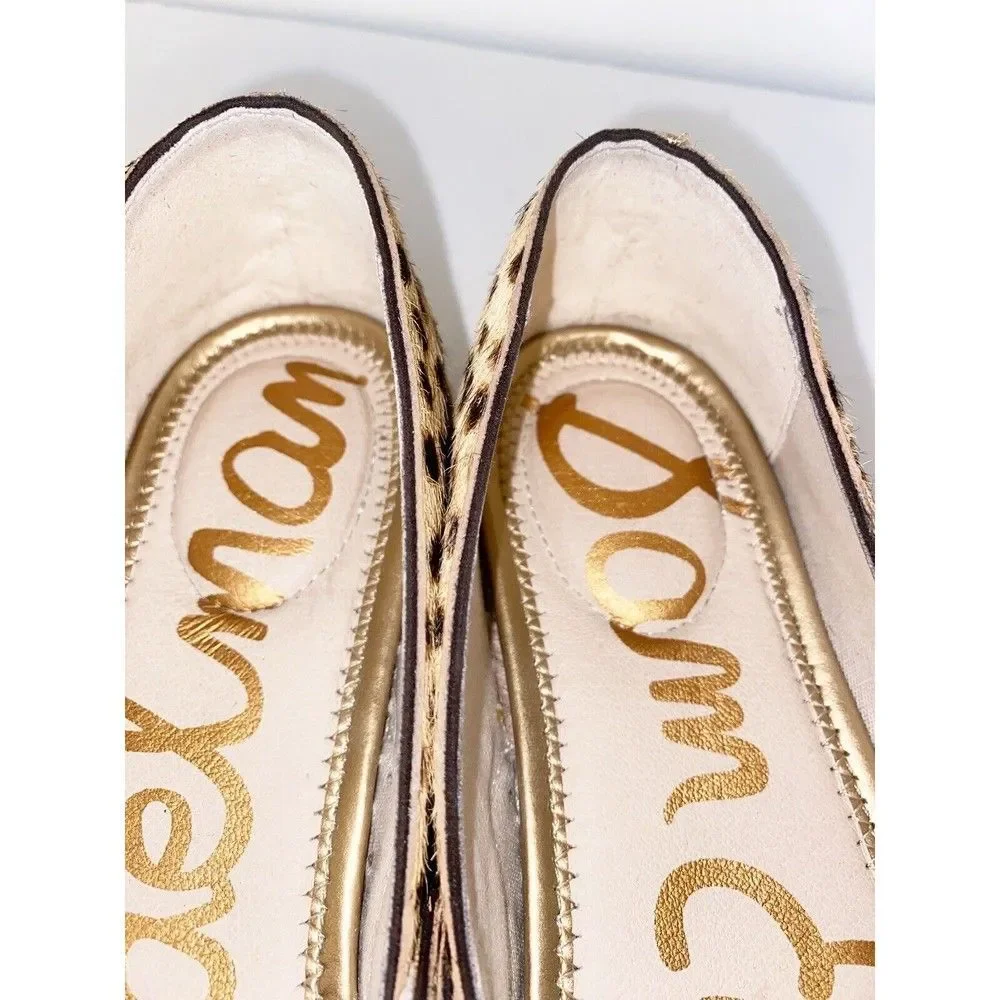 Sam Edelman Cheetah Print Flats Espadrilles Size 7.5